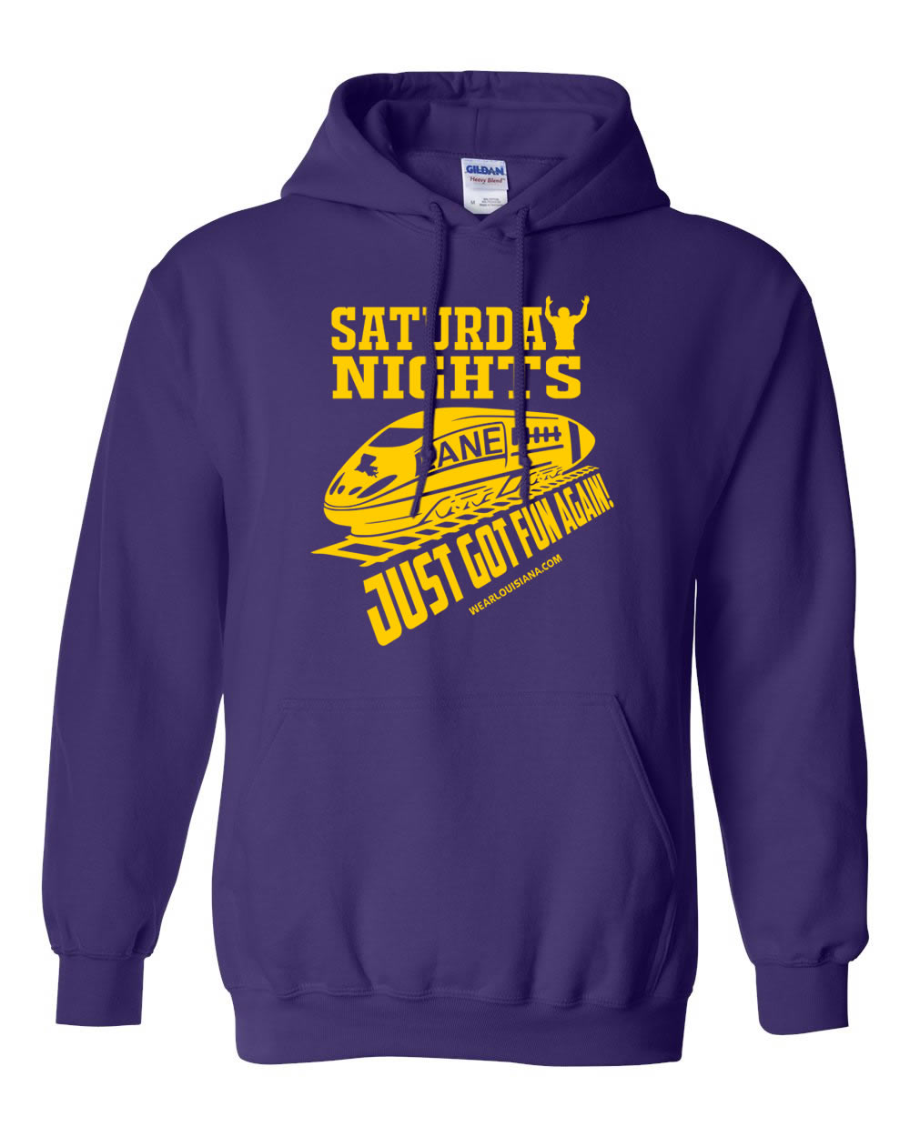 Lane Train Purple Hoodie