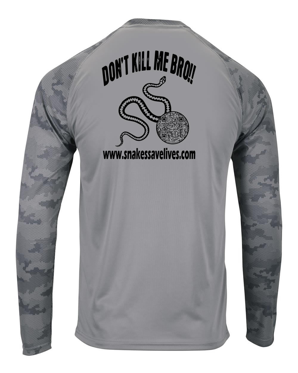 Snake Life: Grey Long Camo Sleeve