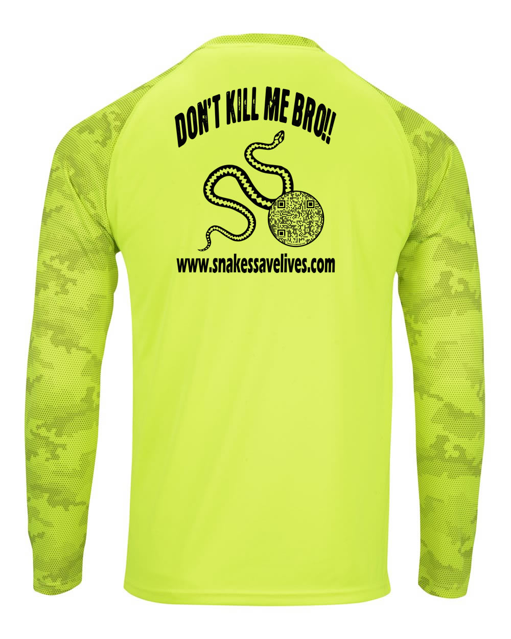 Snake Life: Yellow Long Camo Sleeve