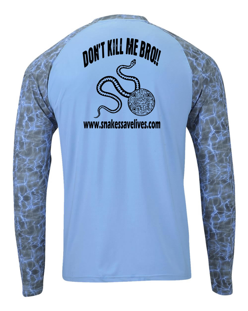 Snake Life: Blue-Grey Long Water Sleeve