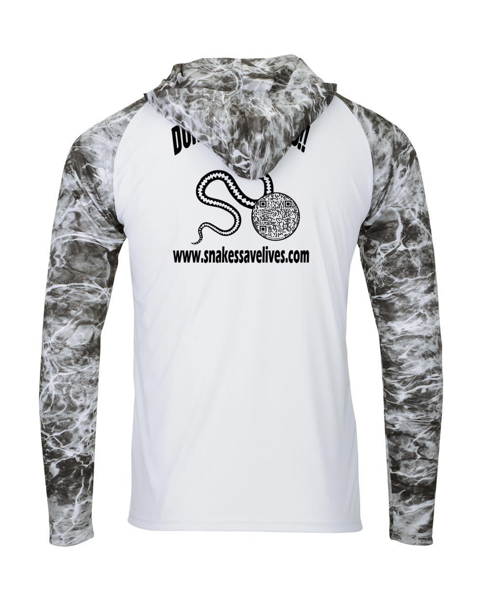 Snake Life: Polyester Manta Hooded Long Sleeve