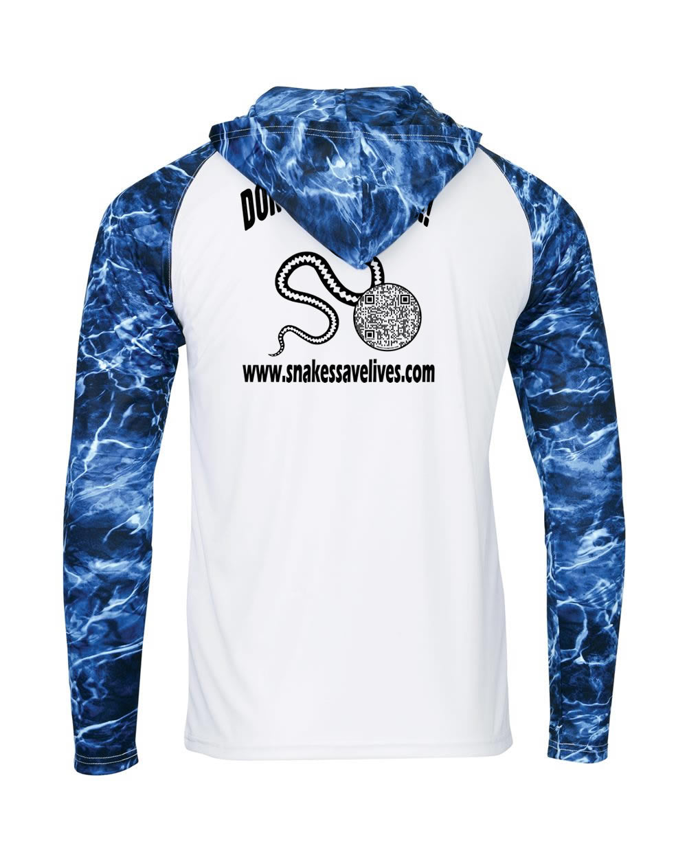 Snake Life: Polyester Marlin Hooded Long Sleeve