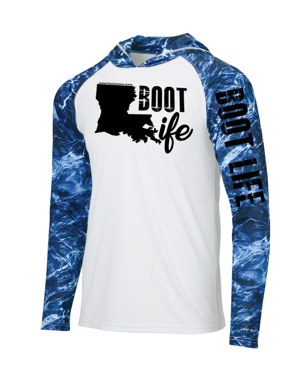 Boot Life: Polyester Marlin Hooded Long Sleeve