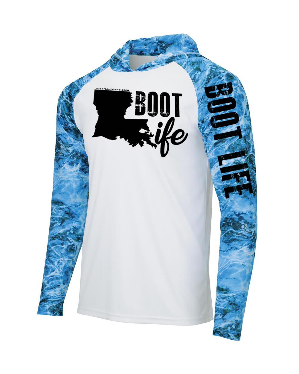 Boot Life: Polyester Nautical Hooded Long Sleeve