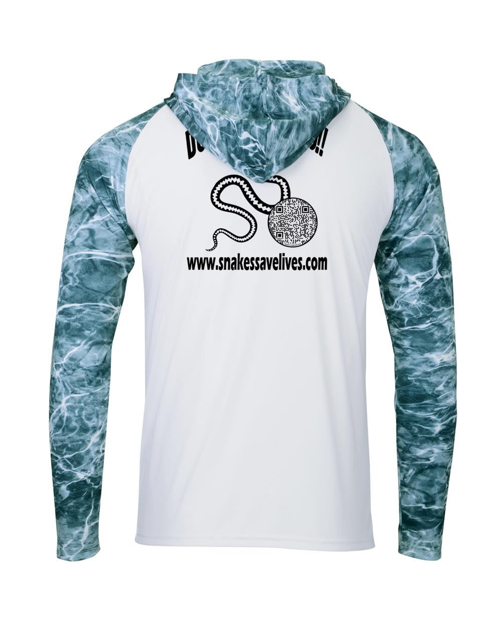 Snake Life: Polyester Spindrift Hooded Long Sleeve