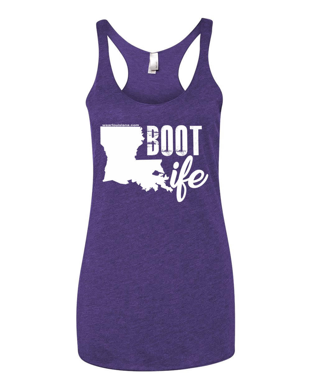 Purple Women's Tank: Boot Life