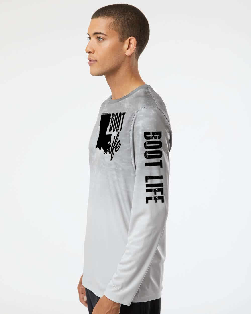 Grey Smoke Long Sleeve: Boot Life
