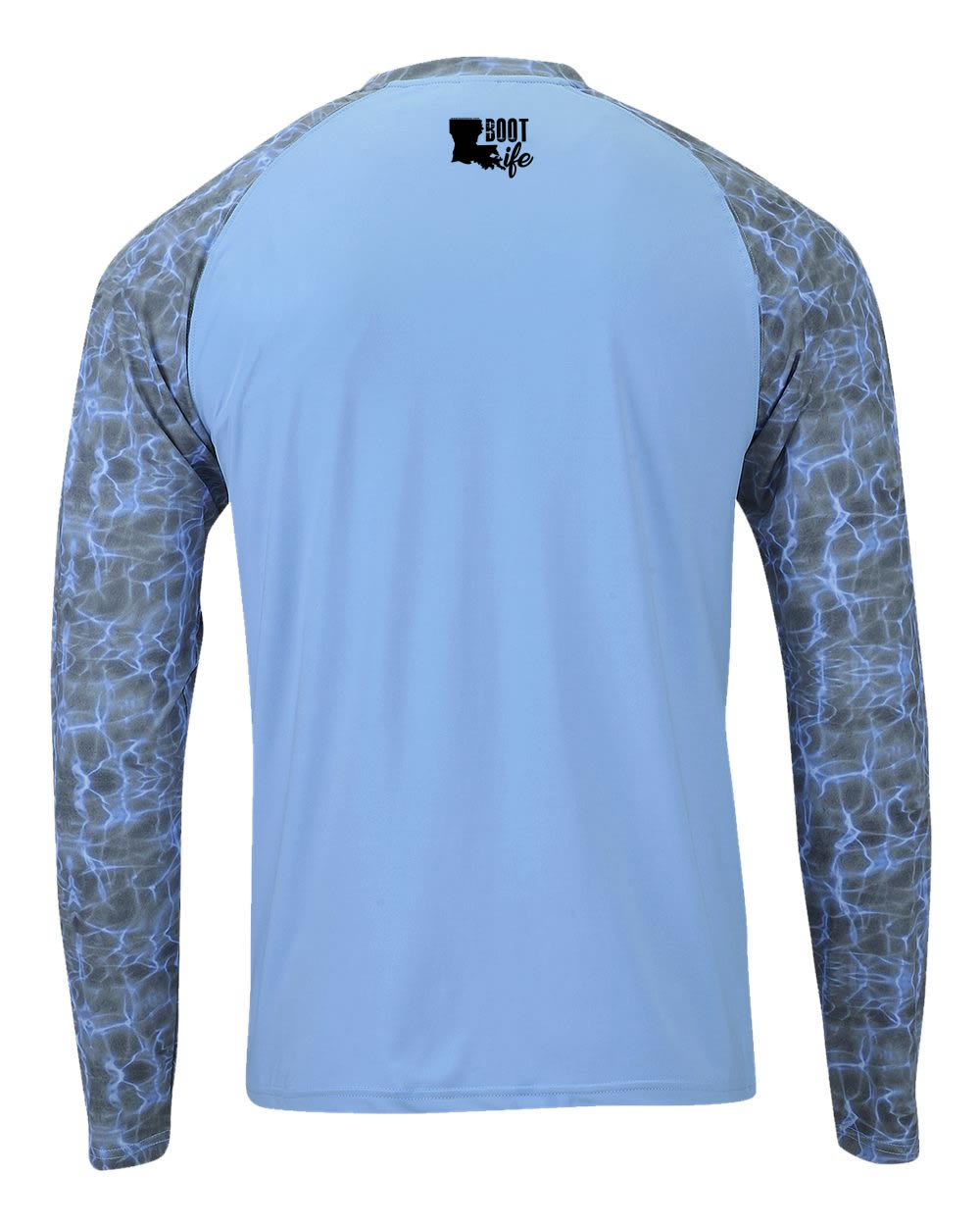 Blue-Grey Half Water Long Sleeve: Boot Life
