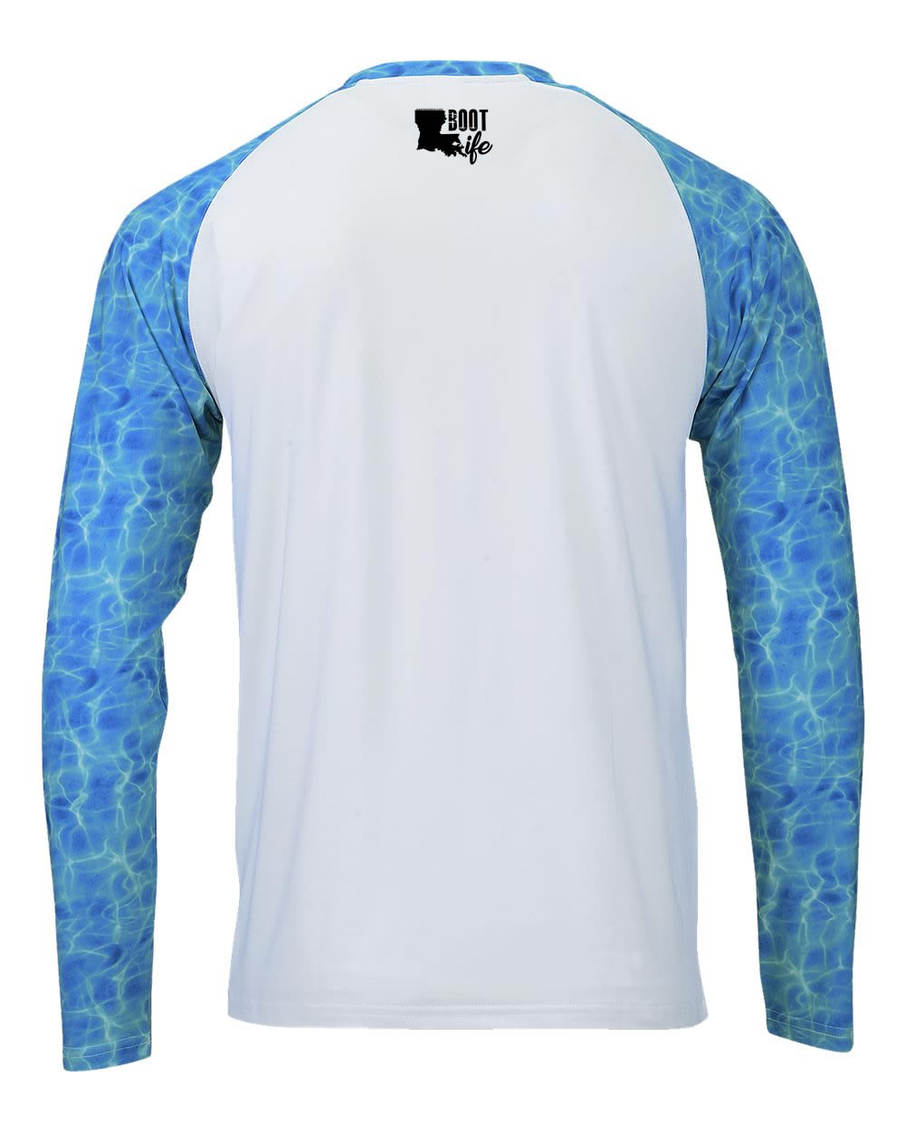 Blue-White Half Water Long Sleeve: Boot Life