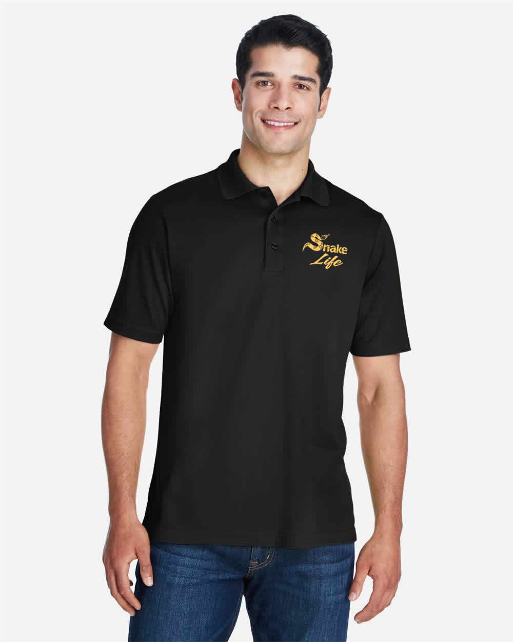 Snake Life: Black Gold Polo