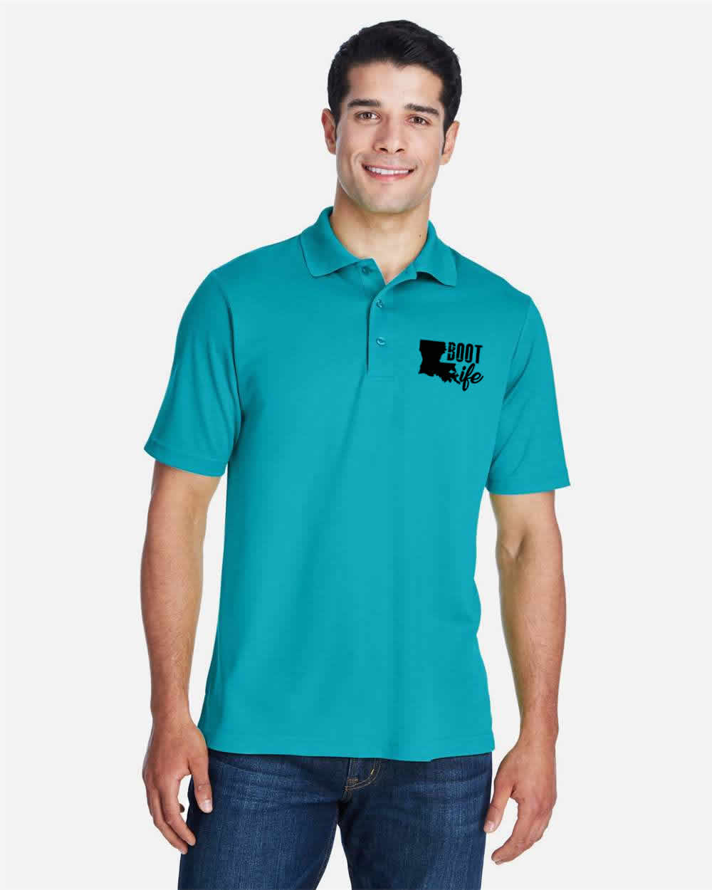 Boot Life: Teal Polo