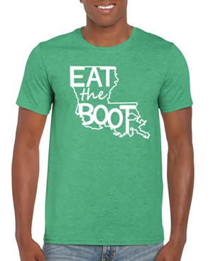 Eat The Boot: Irish Green and Yellow