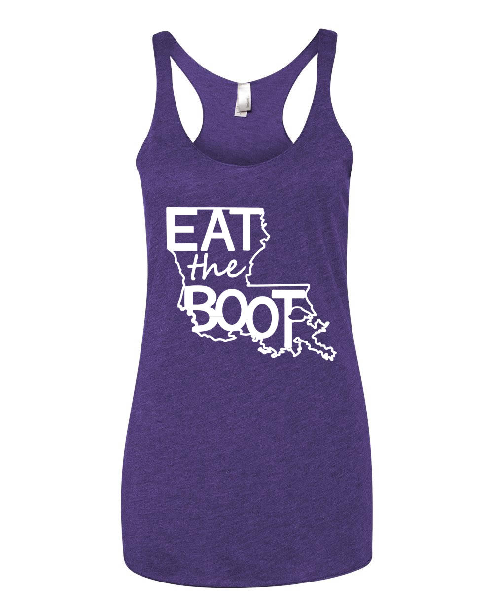 Purple Women's Tank: Eat the Boot