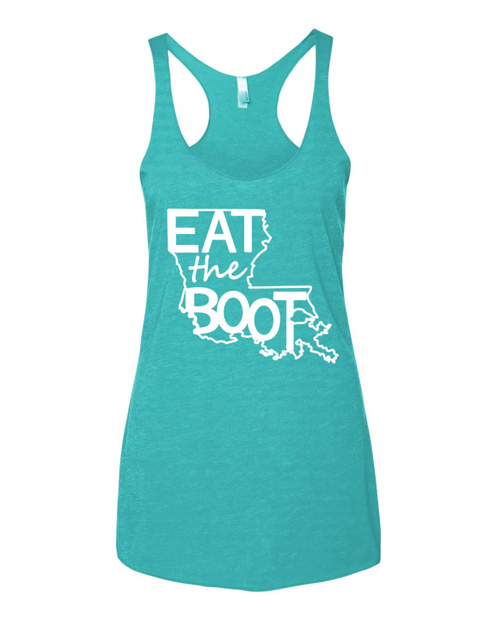 Tahiti Blue Women's Tank: Eat the Boot