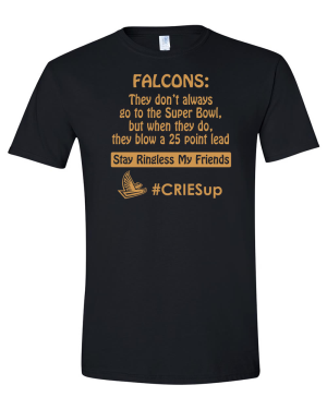 Black and Grey: Falcons (Stay Ringless)