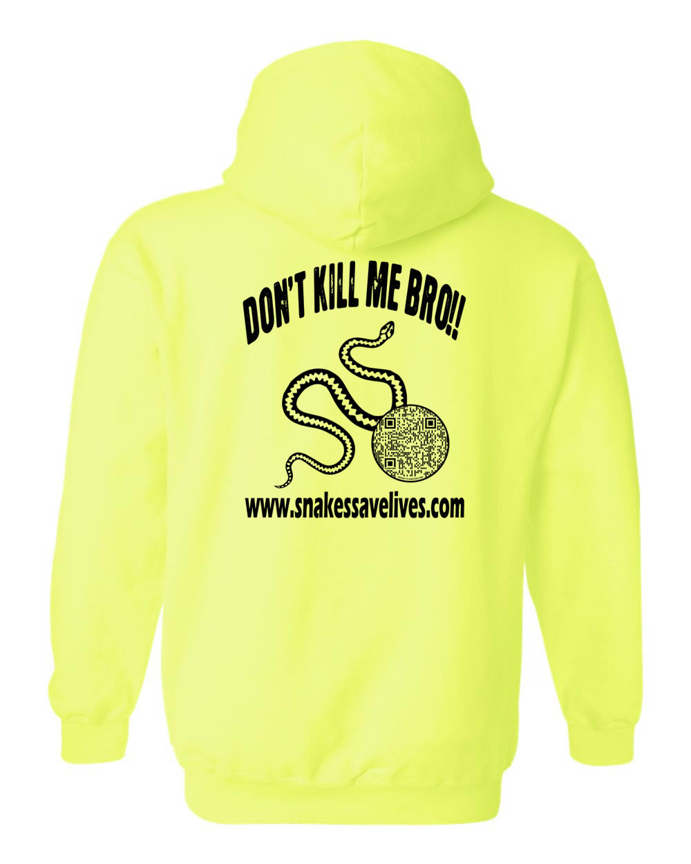 Snake Life: Hoodie Neon Yellow
