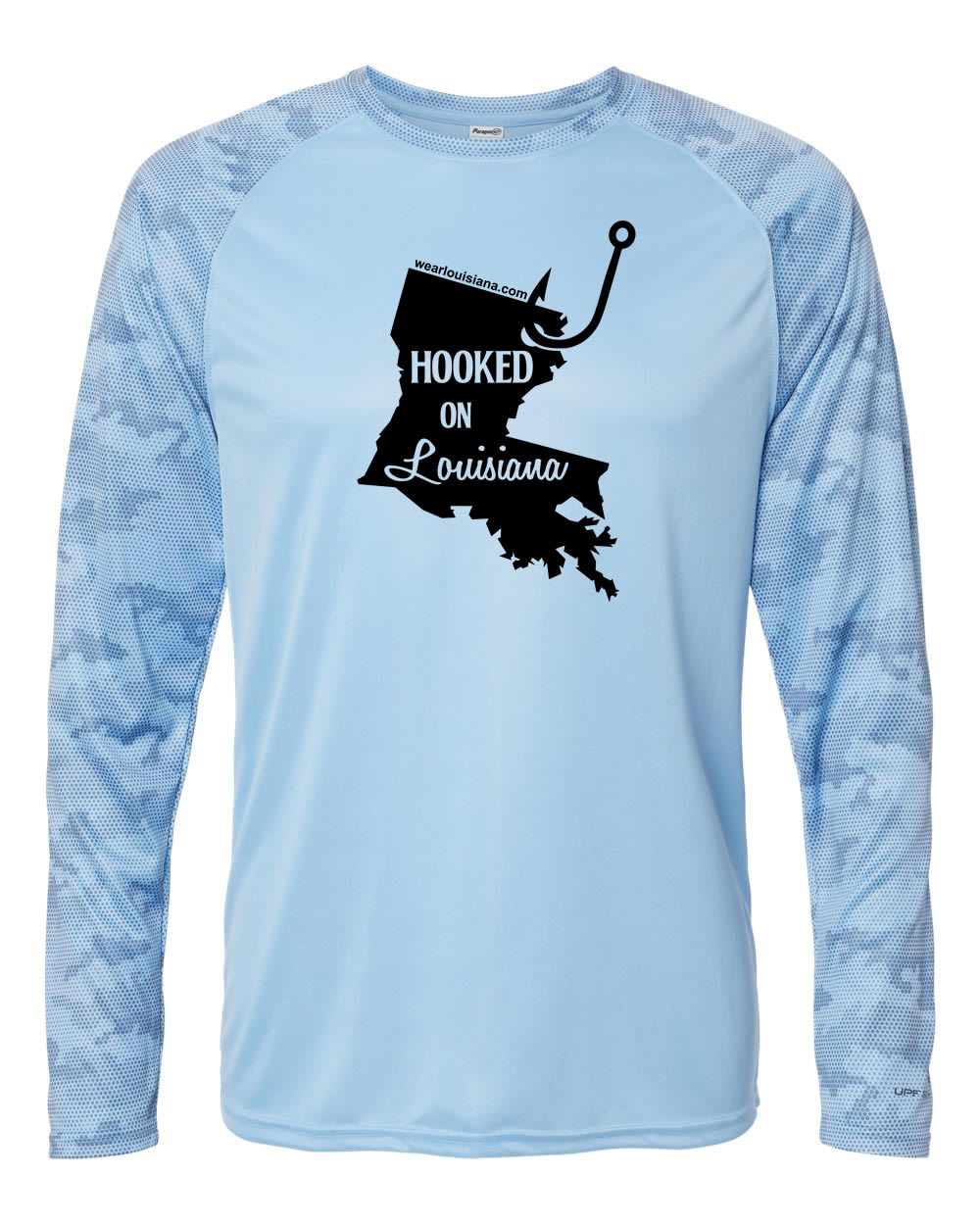 Blue Long Sleeve: Hooked on Louisiana