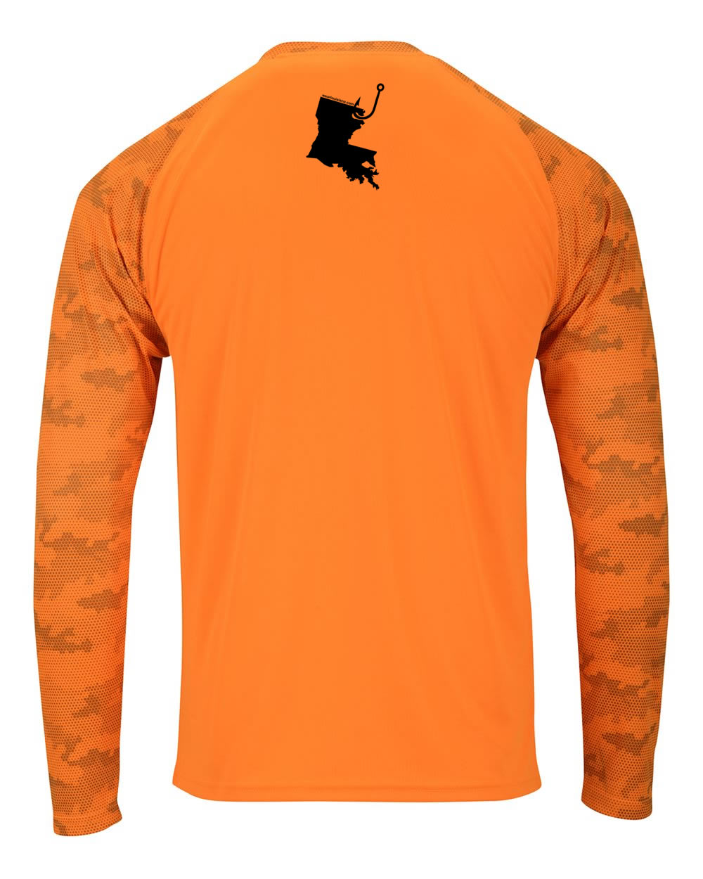 Orange Long Sleeve: Hooked on Louisiana