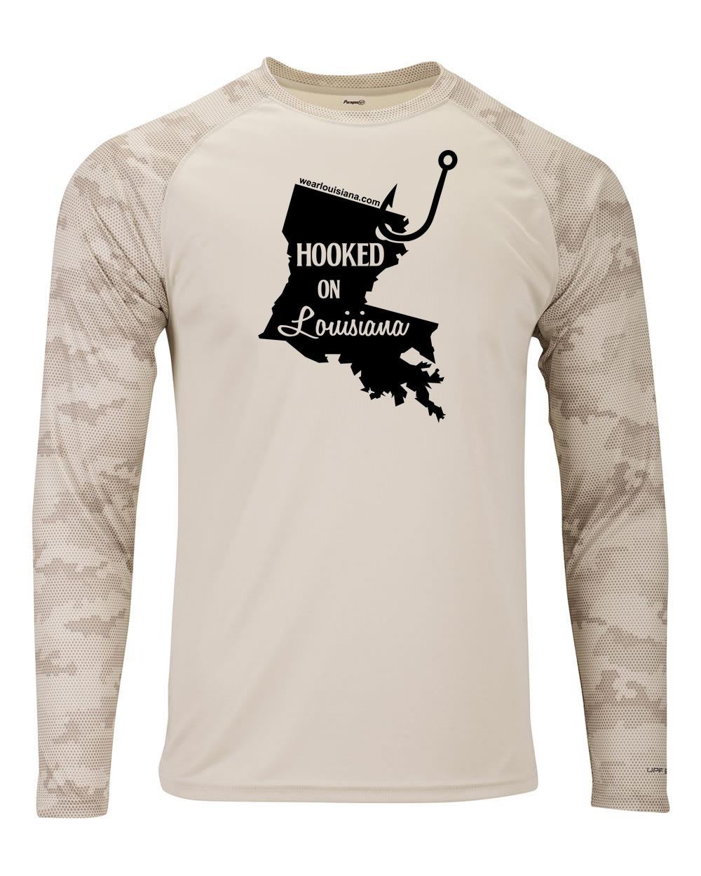 Sand Long Sleeve: Hooked on Louisiana