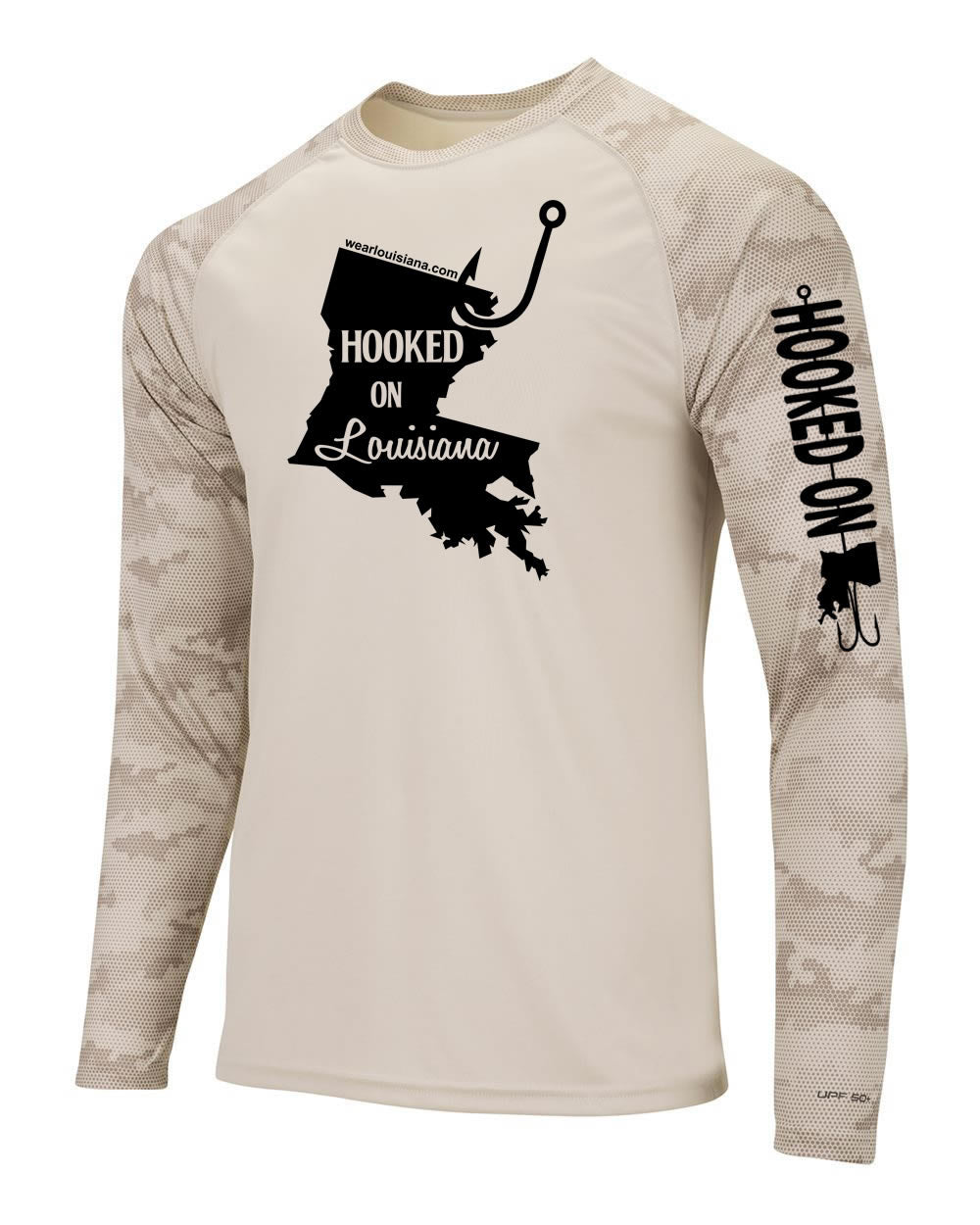 Sand Long Sleeve: Hooked on Louisiana
