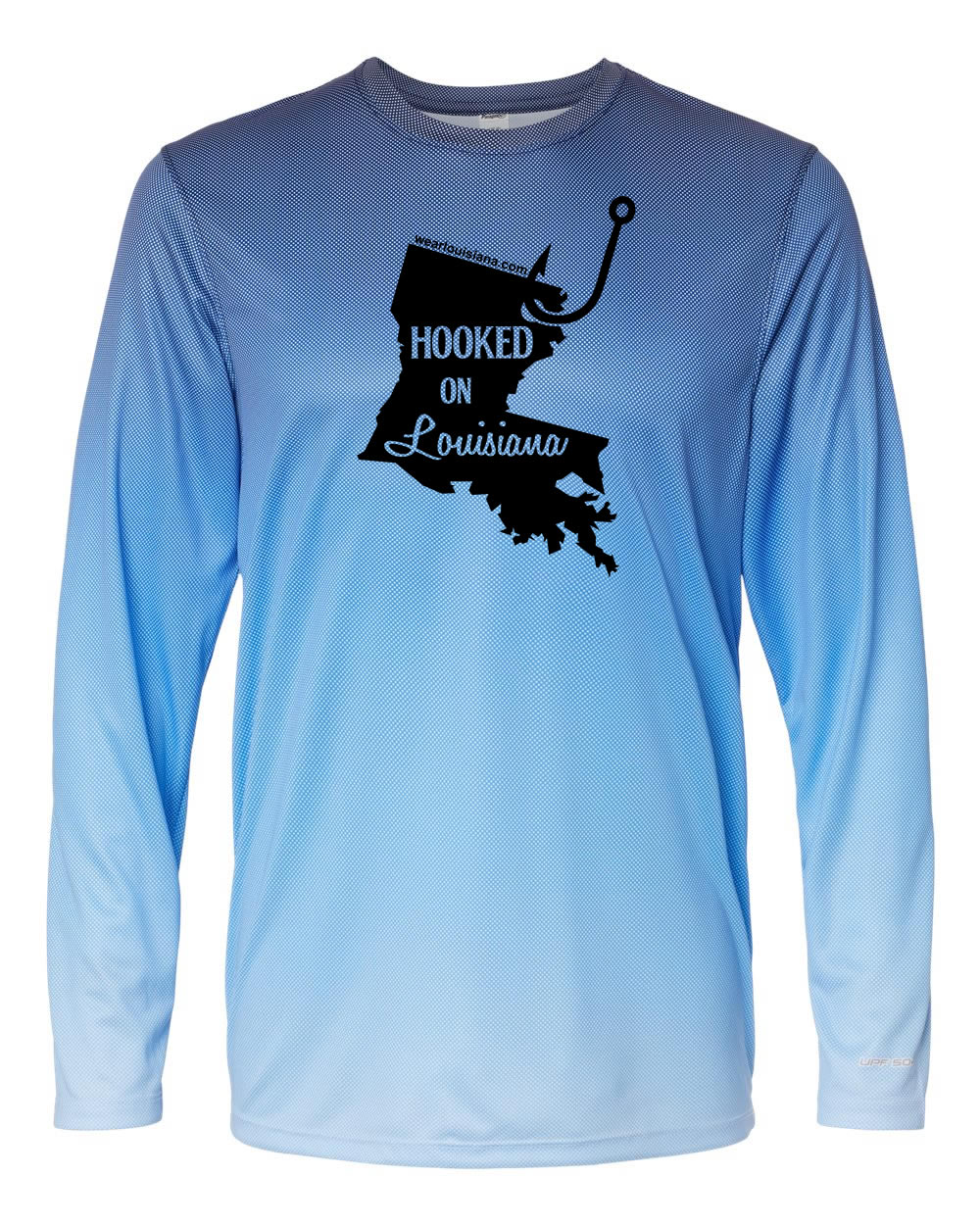 Blue Long Sleeve: Hooked on Louisiana