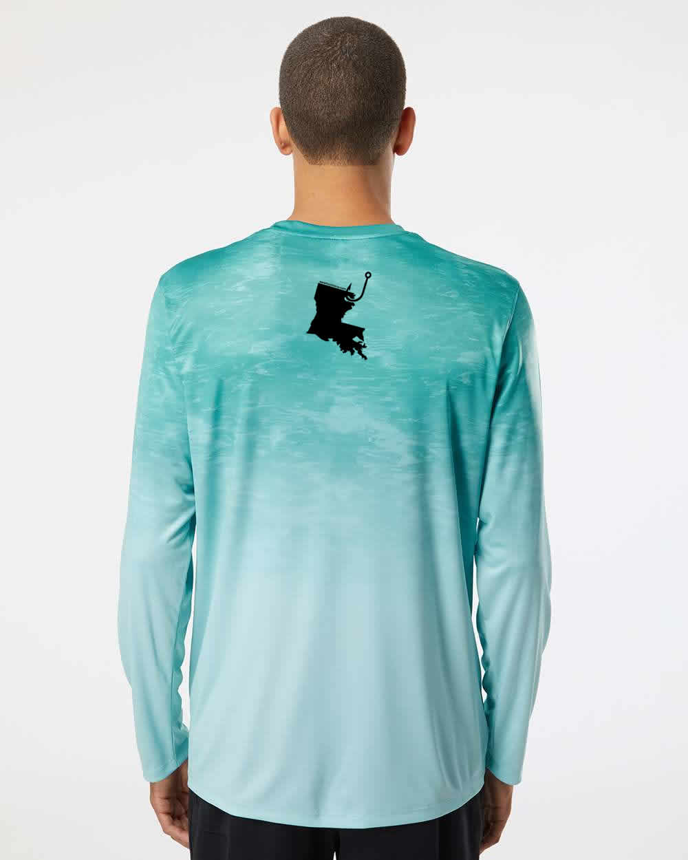 Aqua Smoke Long Sleeve: Hooked on Louisiana