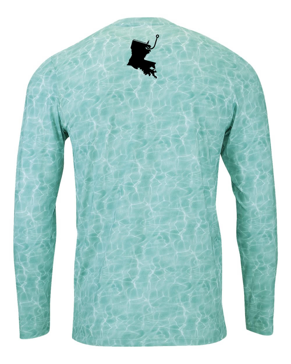 Emerald Water Long Sleeve: Hooked on Louisiana