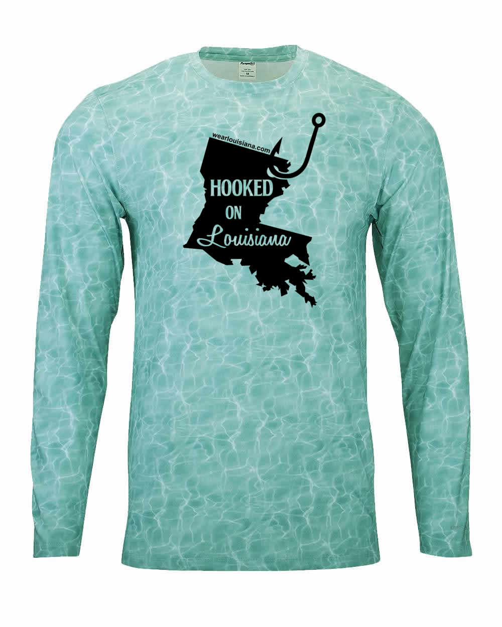 Emerald Water Long Sleeve: Hooked on Louisiana