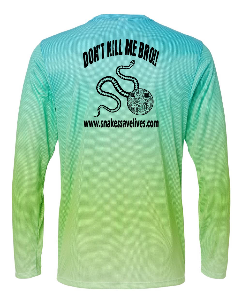 Snake Life: Blue and Green Long Sleeve