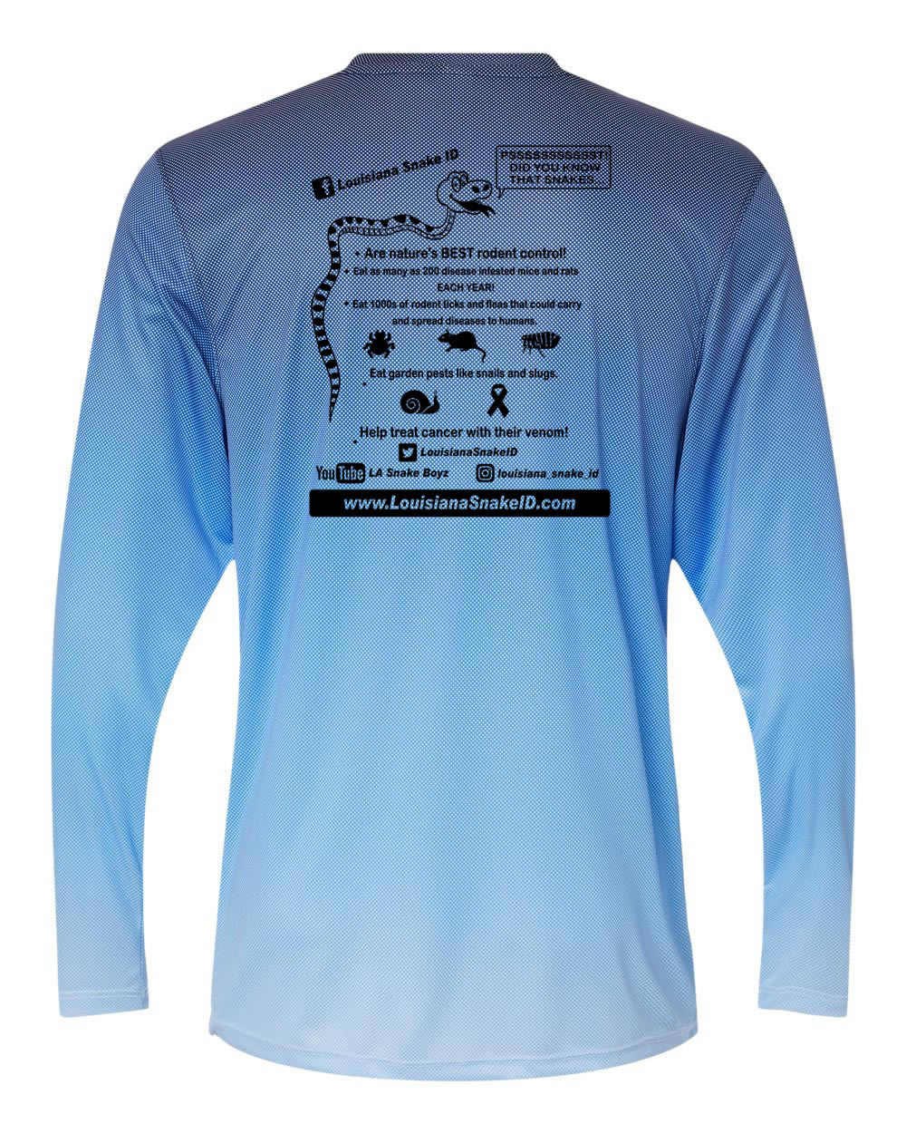 Snake Life: Navy and Royal Blue Long Sleeve