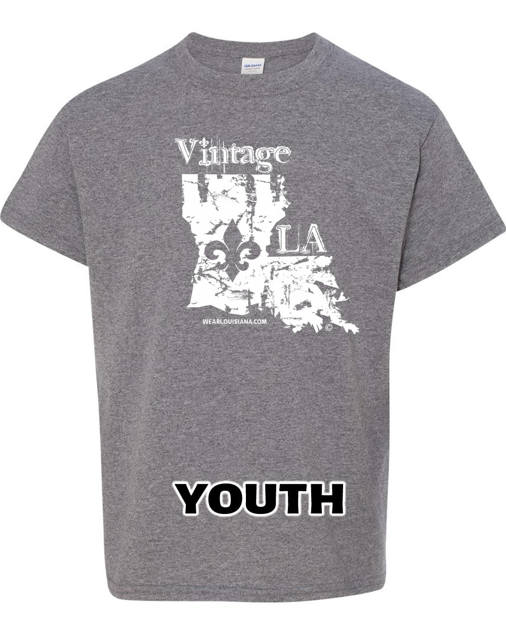 YOUTH Vintage Louisiana Tee