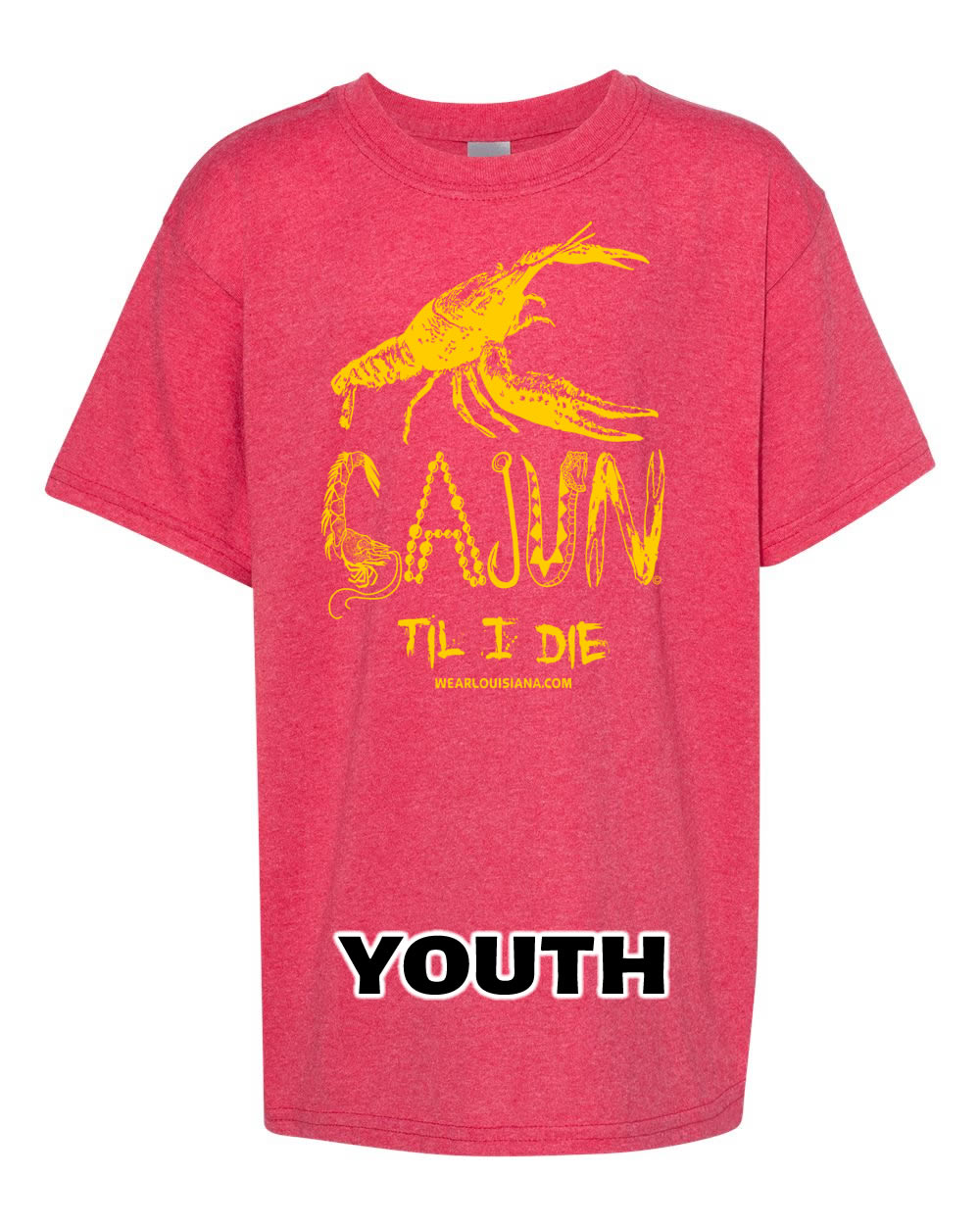 YOUTH Cajun Til I Die Tee
