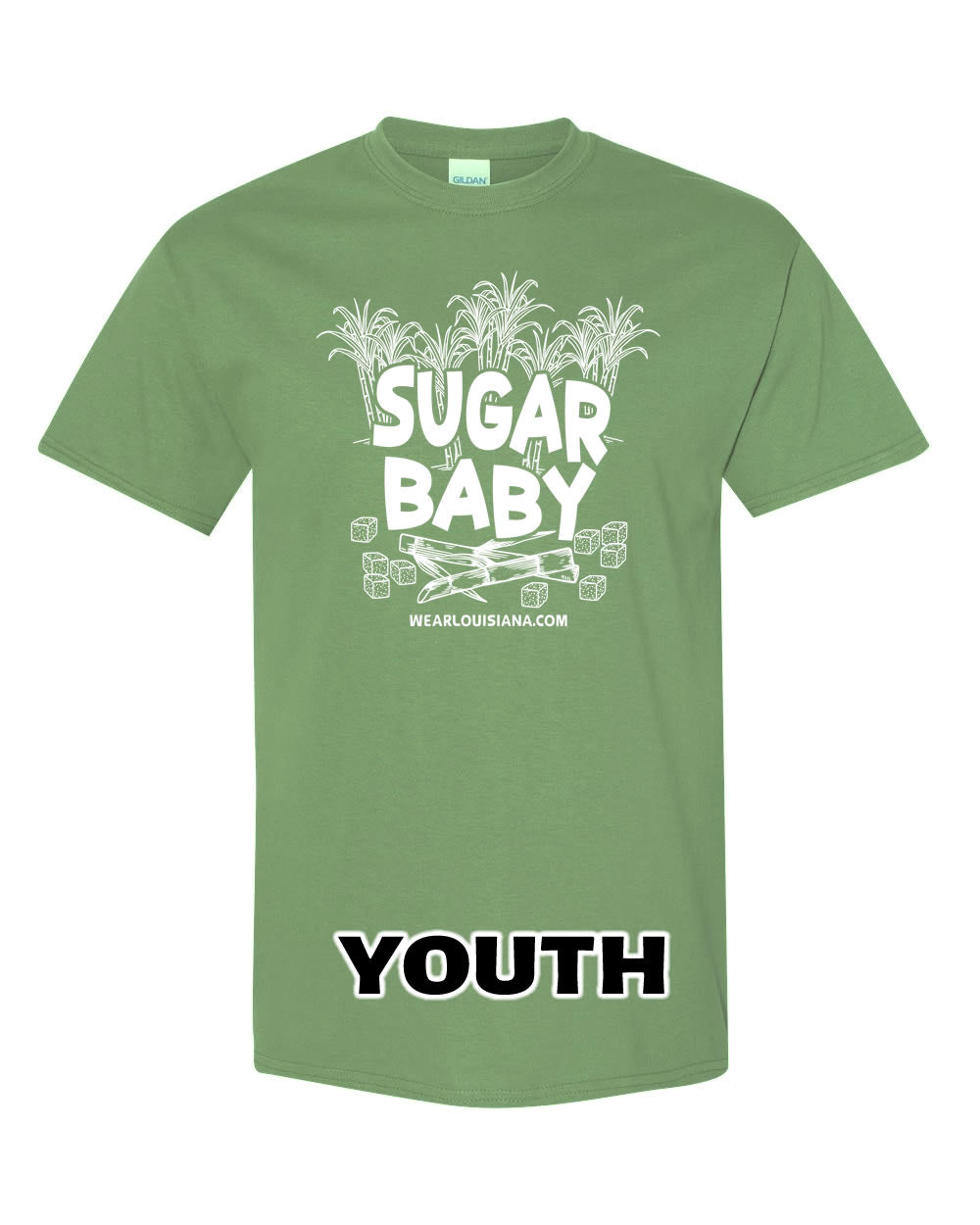 YOUTH Military Green Sugar Baby Tee