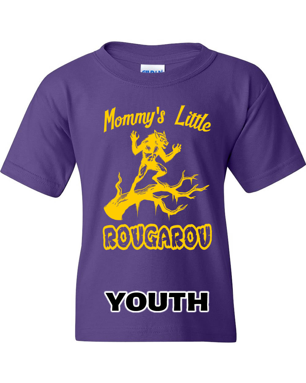 Youth Purple Mommy's Rougarou Tee