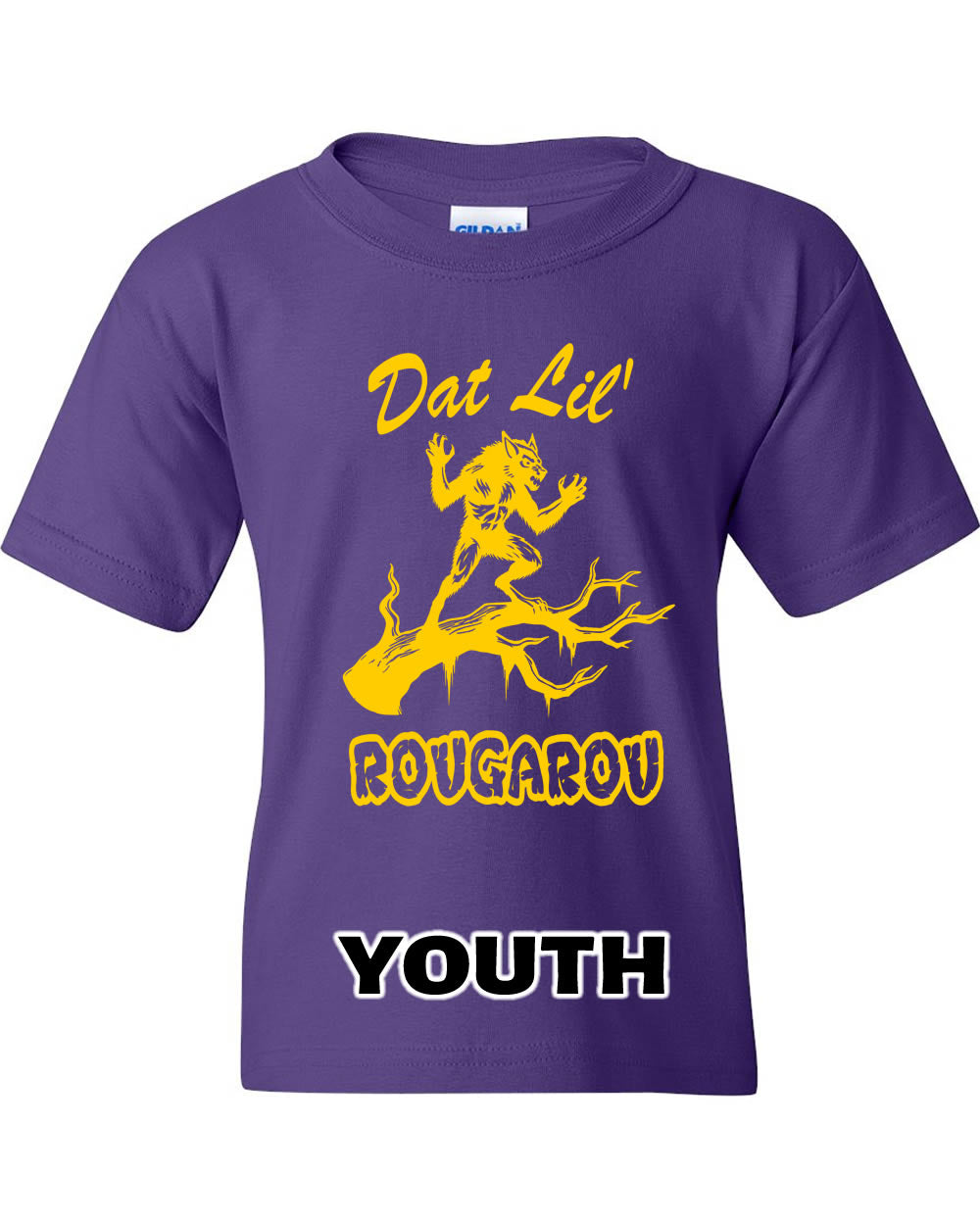 Youth Purple Rougarou Tee