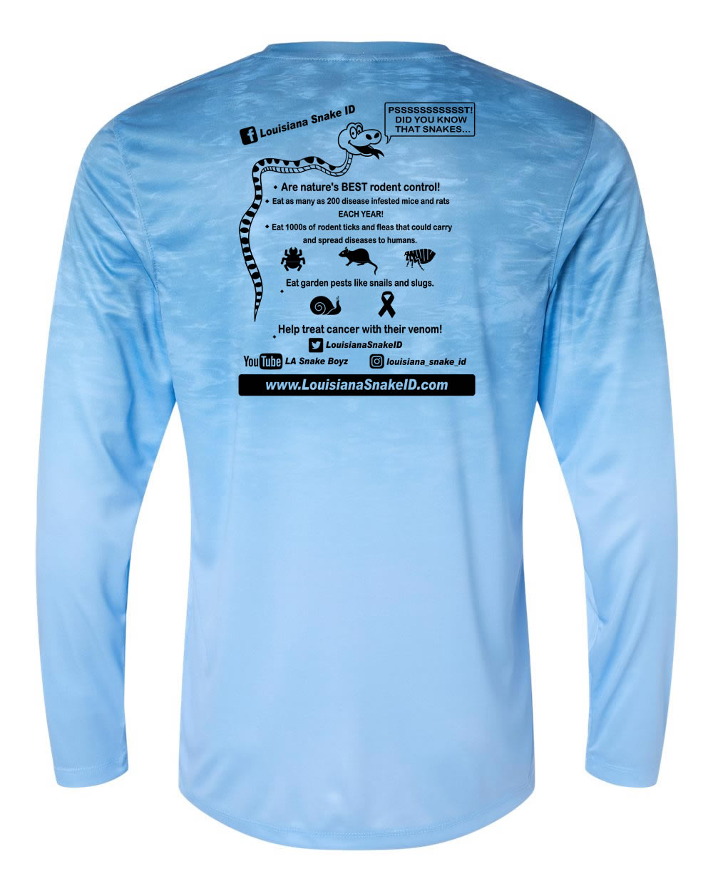 Snake Life: Blue Mist Long Sleeve