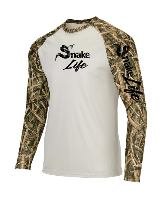 Snake Life: Polyester Shadow Grass Long Sleeve