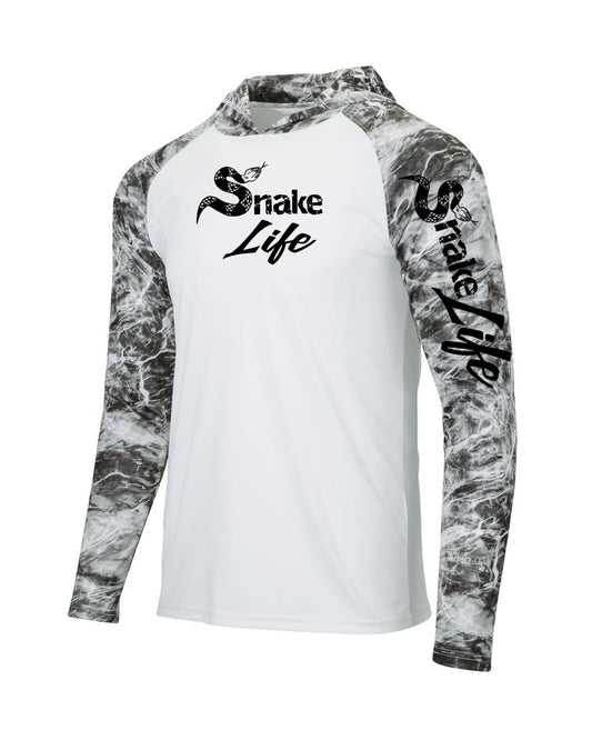 Snake Life: Polyester Manta Hooded Long Sleeve