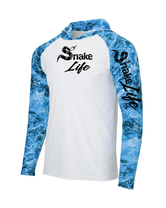 Snake Life: Polyester Nautica Hooded Long Sleeve