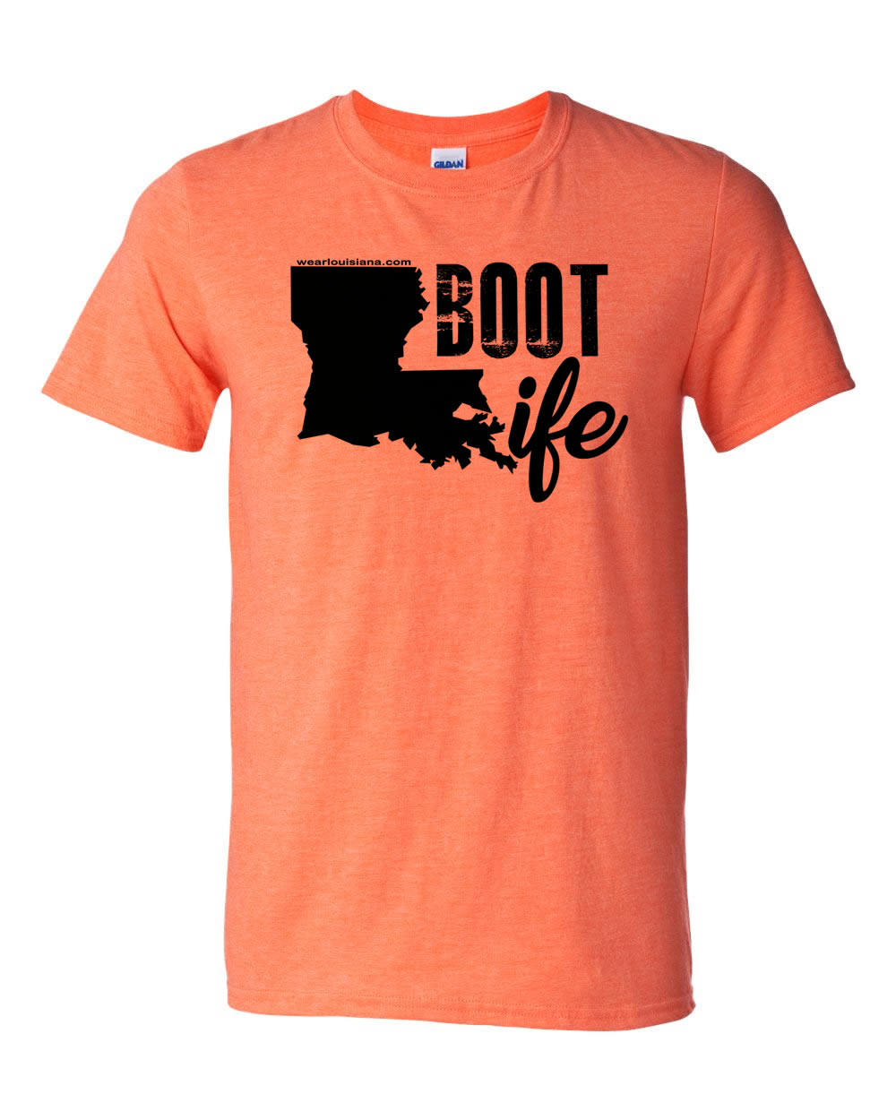 Boot Life Orange Shirt