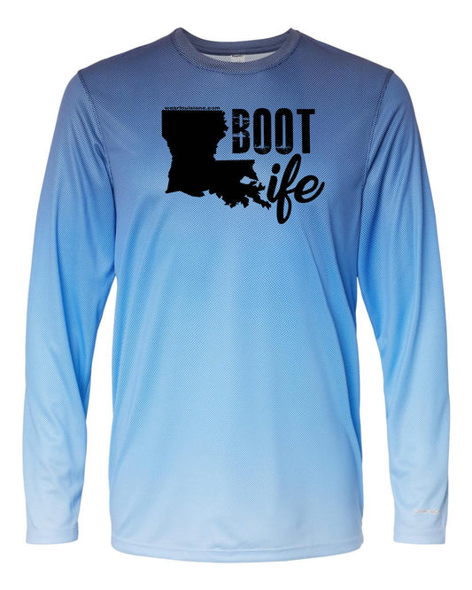 Fading Blue Long Sleeve: Boot Life