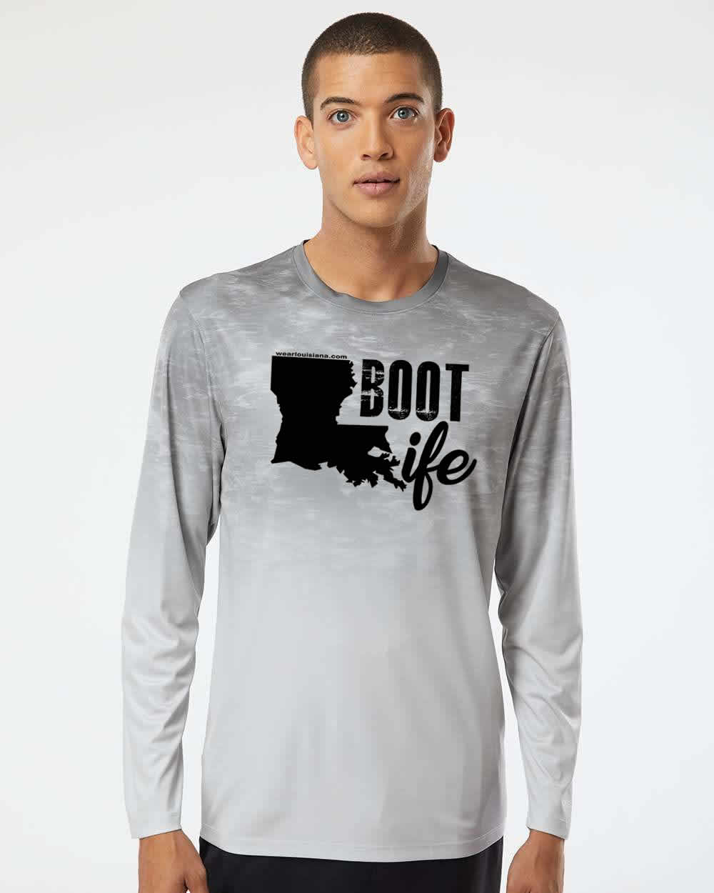 Grey Smoke Long Sleeve: Boot Life