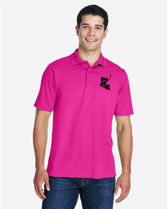Hooked on Louisiana: Magenta Polo