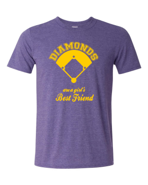 Purple and Yellow: Diamonds