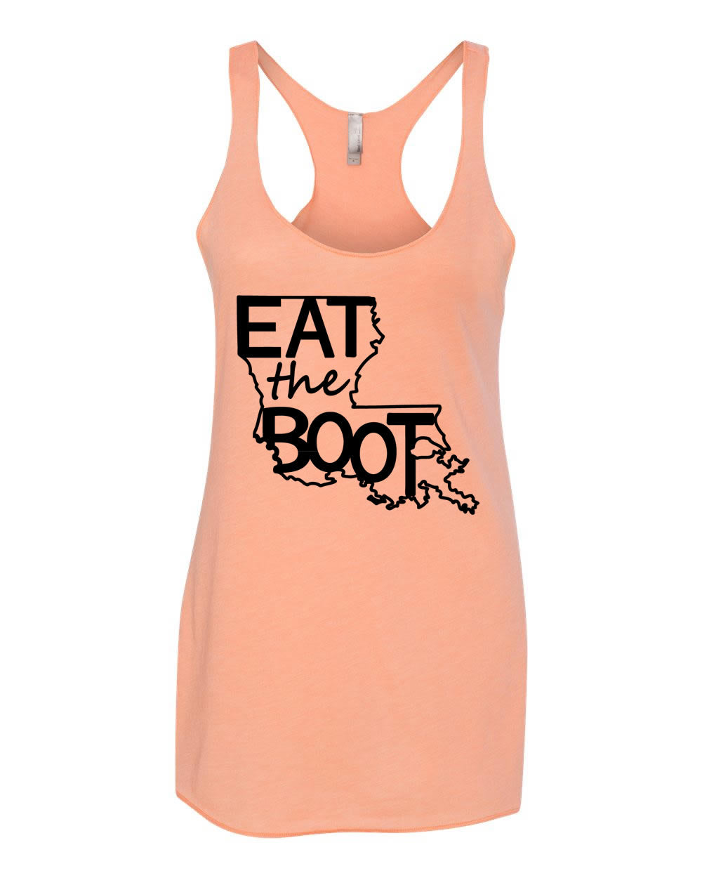 Oragne Women's Tank: Eat the Boot