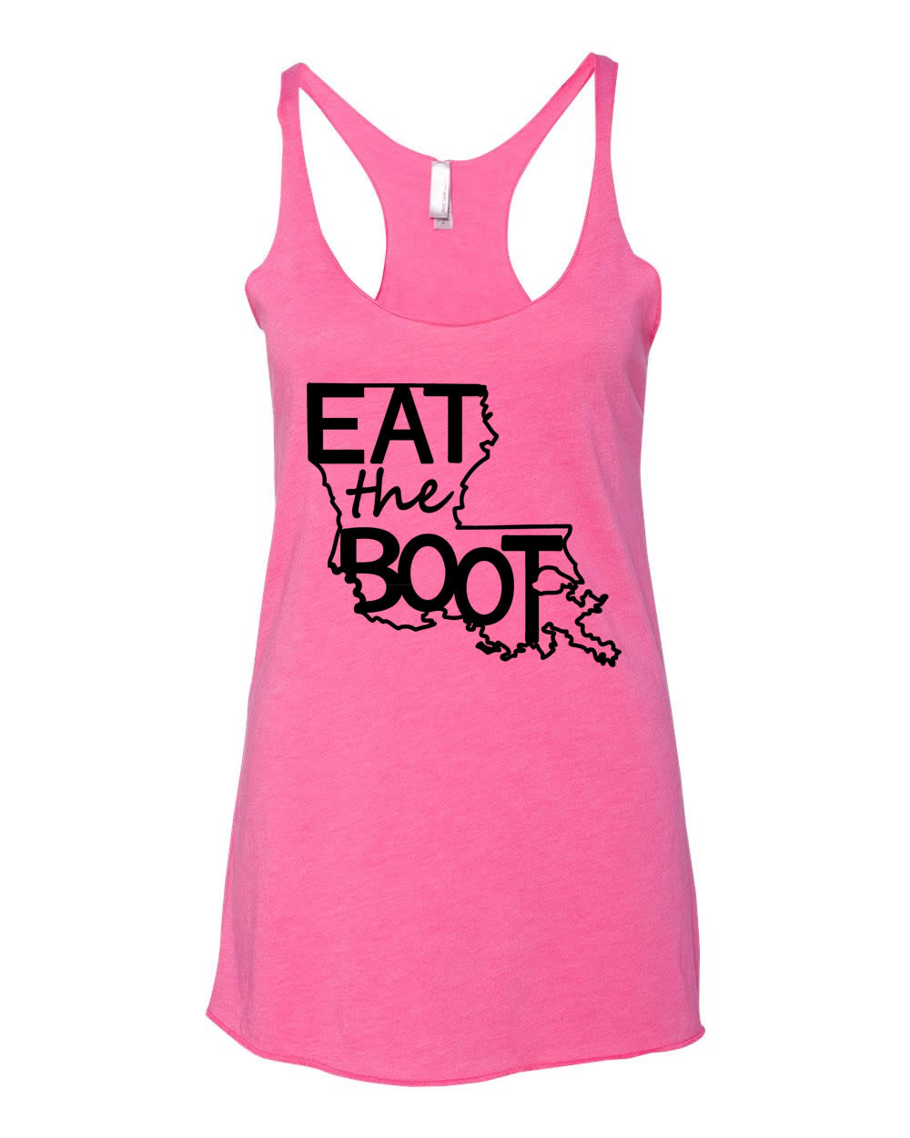 Pink Women's Tank: Eat the Boot