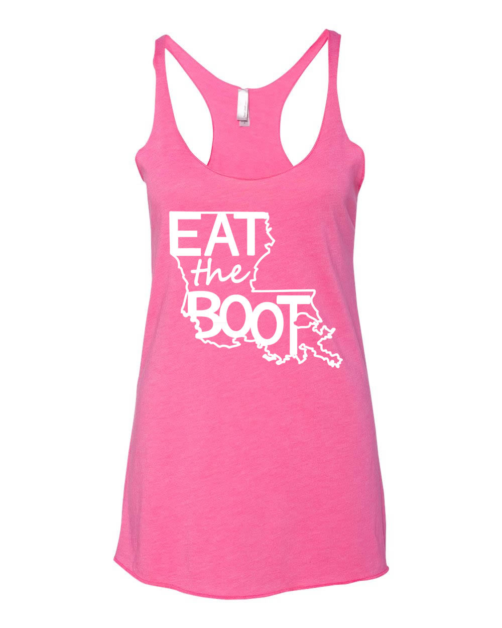 Pink Women's Tank: Eat the Boot
