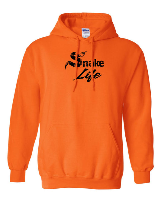 Snake Life: Hoodie Neon Orange