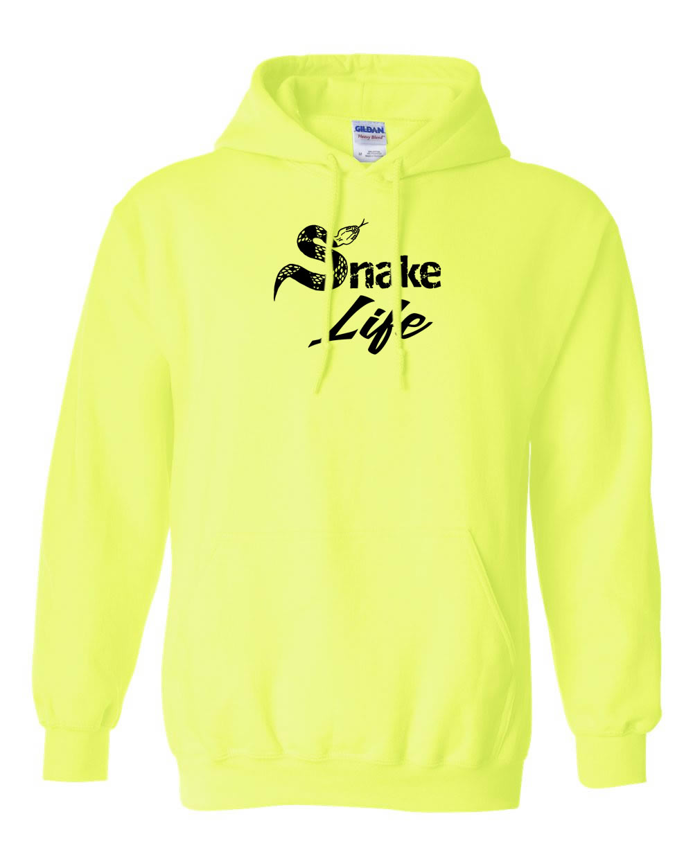 Snake Life: Hoodie Neon Yellow