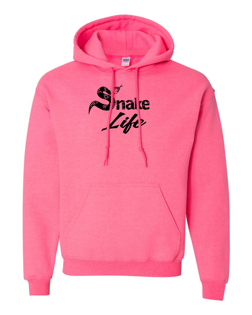 Snake Life: Hoodie Neon Pink